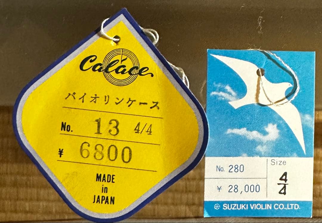 【美品】SUZUKI バイオリン No.280 4/4 ケース・弓・予備弦×2