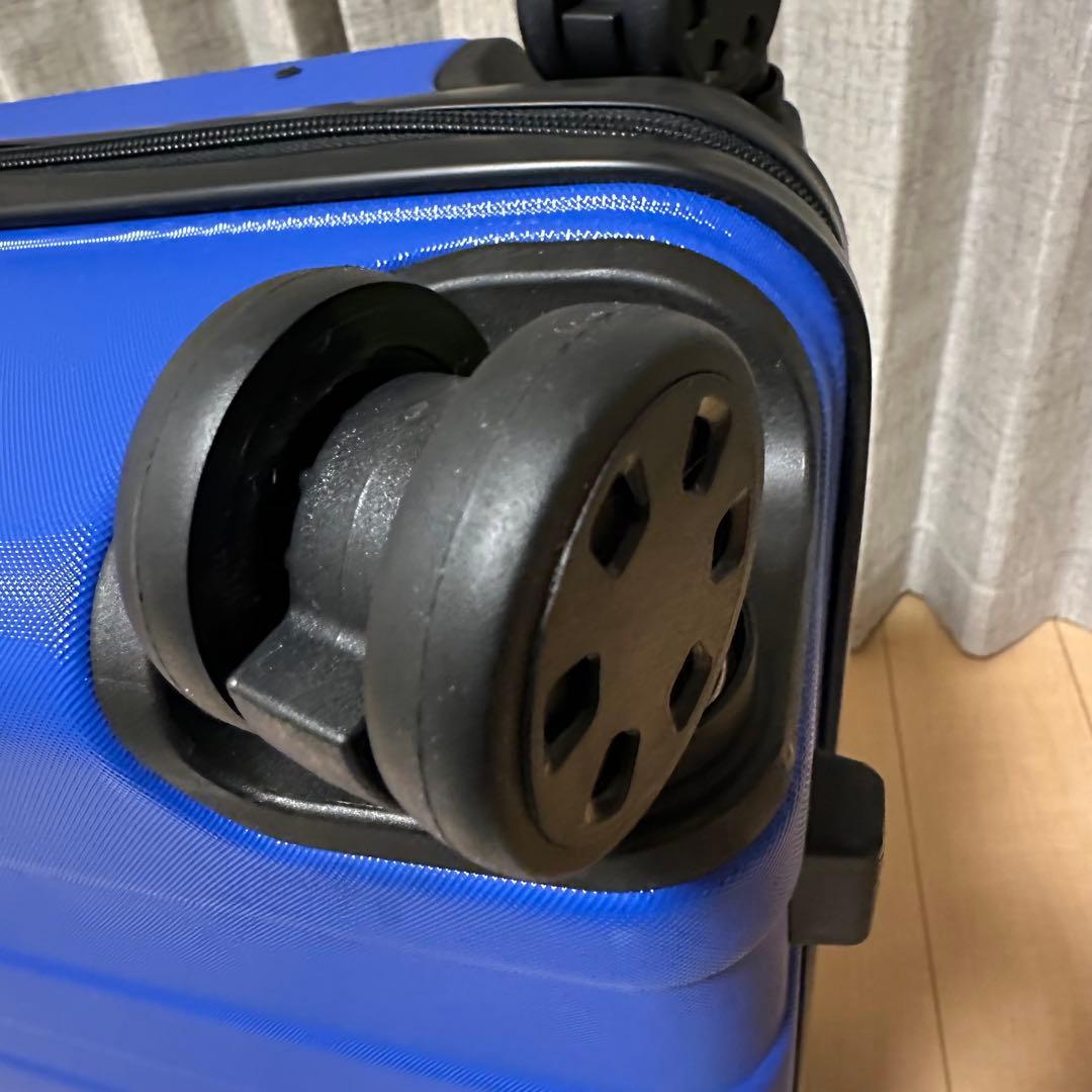 無印良品　キャリー　ハードボディ　ブルー　62L