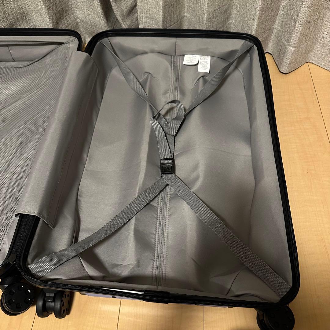 無印良品　キャリー　ハードボディ　ブルー　62L