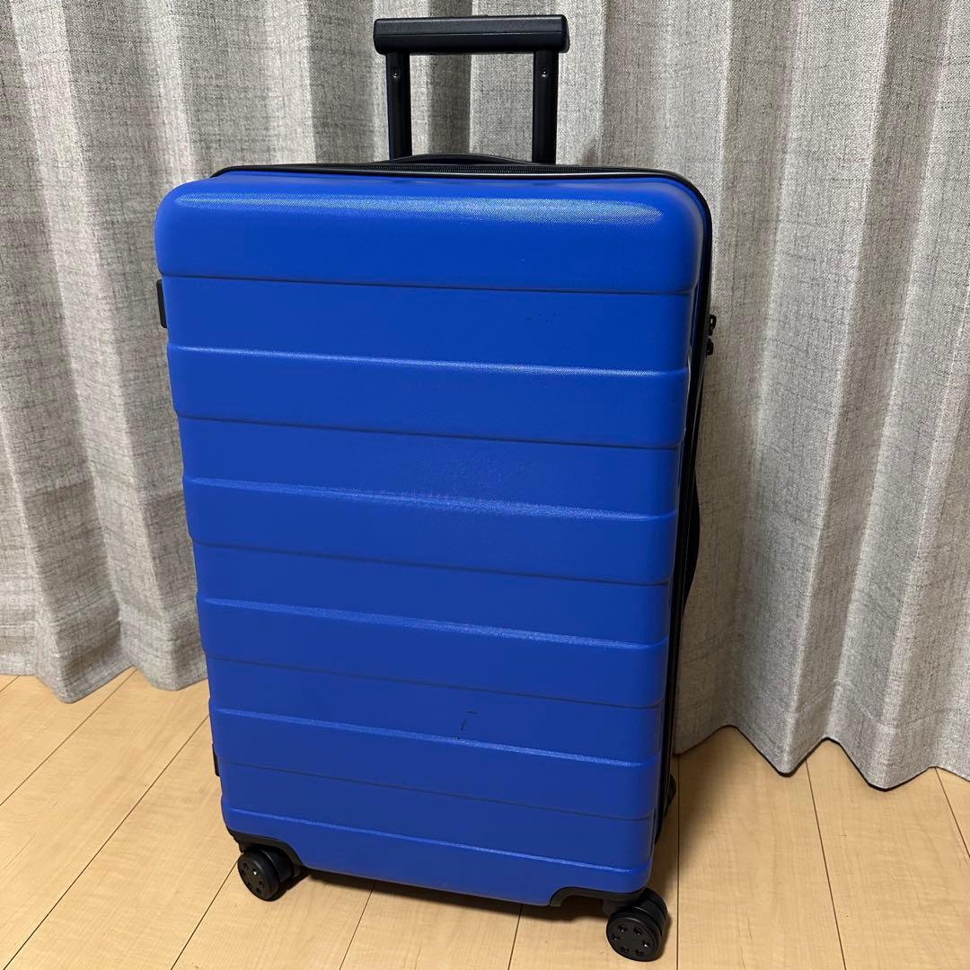 無印良品　キャリー　ハードボディ　ブルー　62L