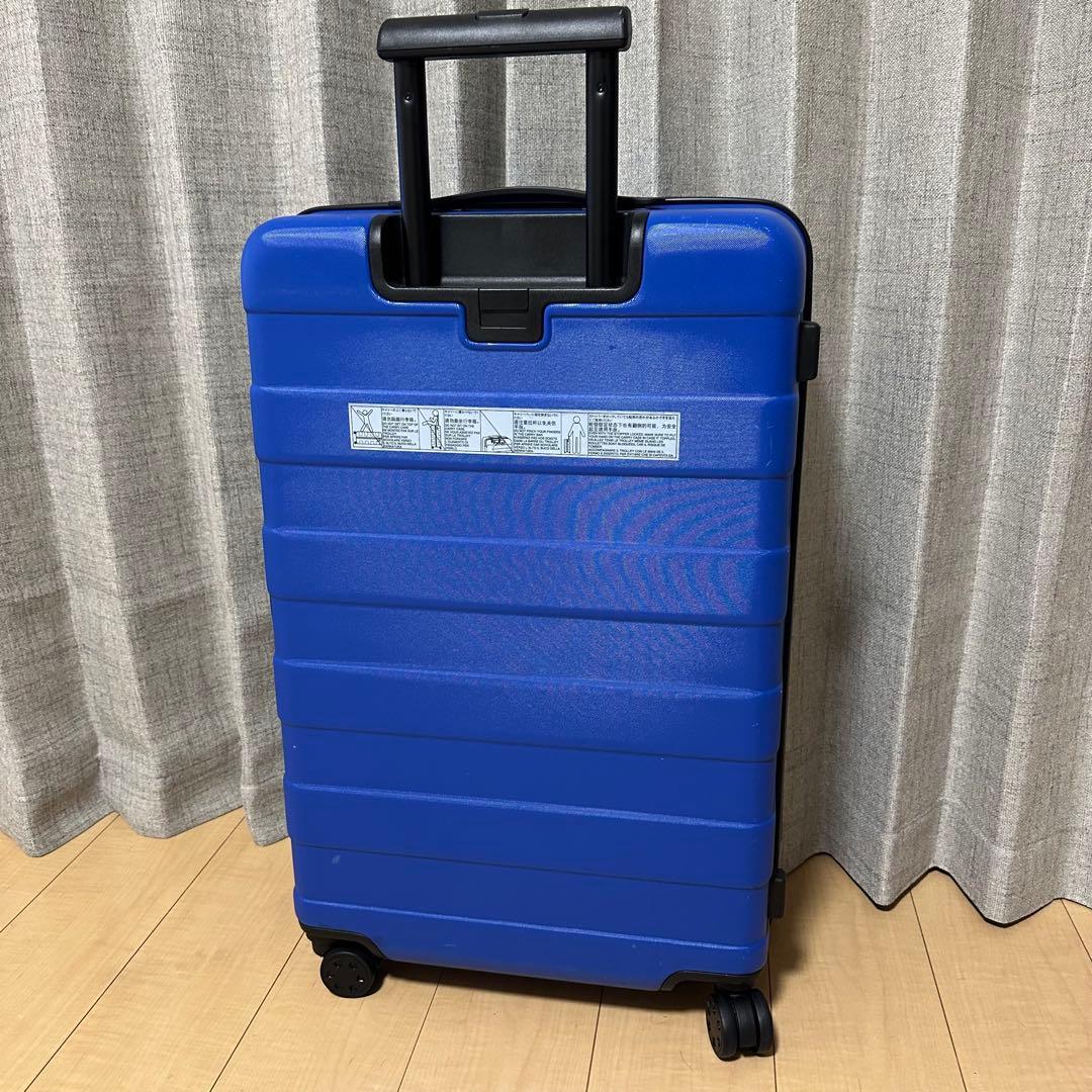 無印良品　キャリー　ハードボディ　ブルー　62L