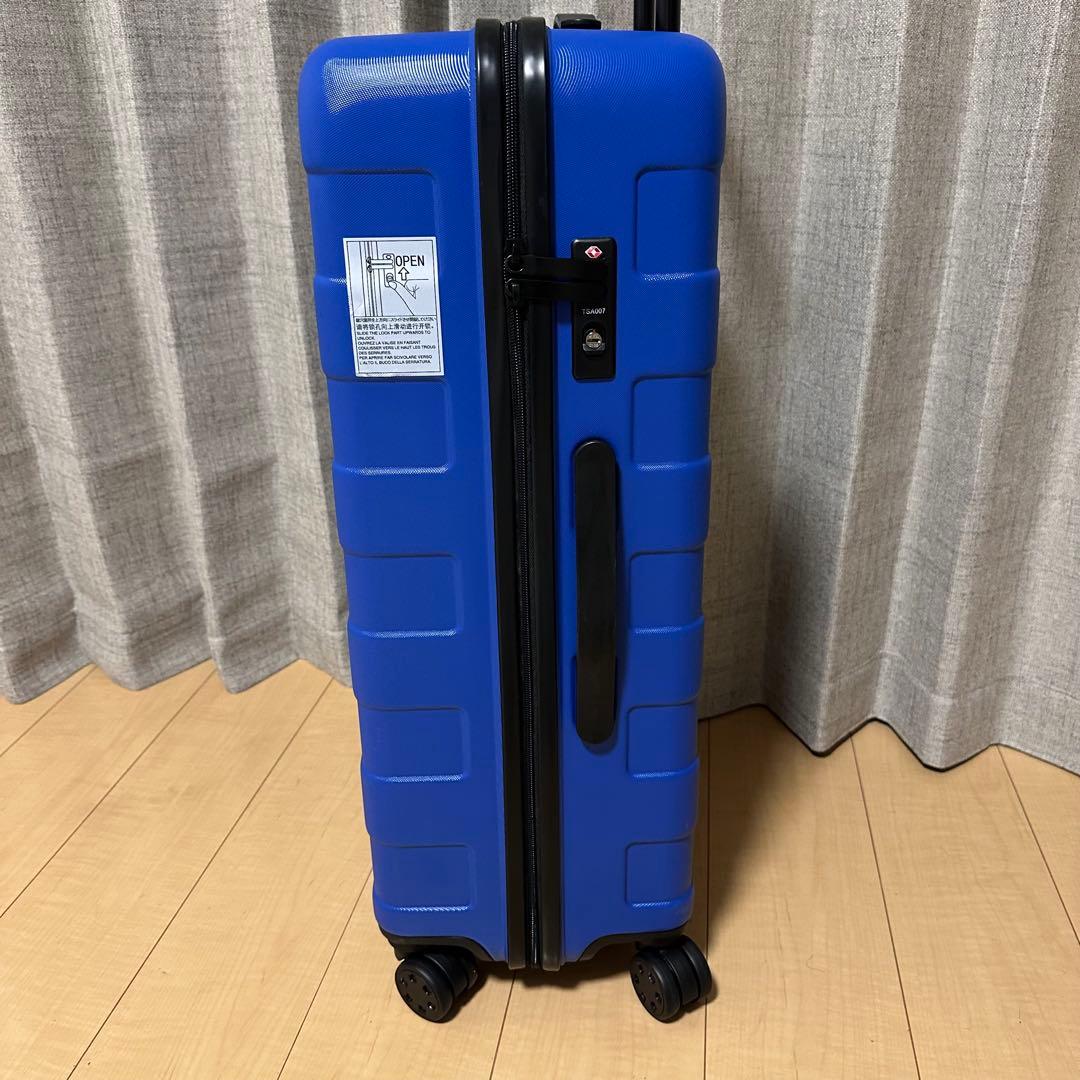 無印良品　キャリー　ハードボディ　ブルー　62L