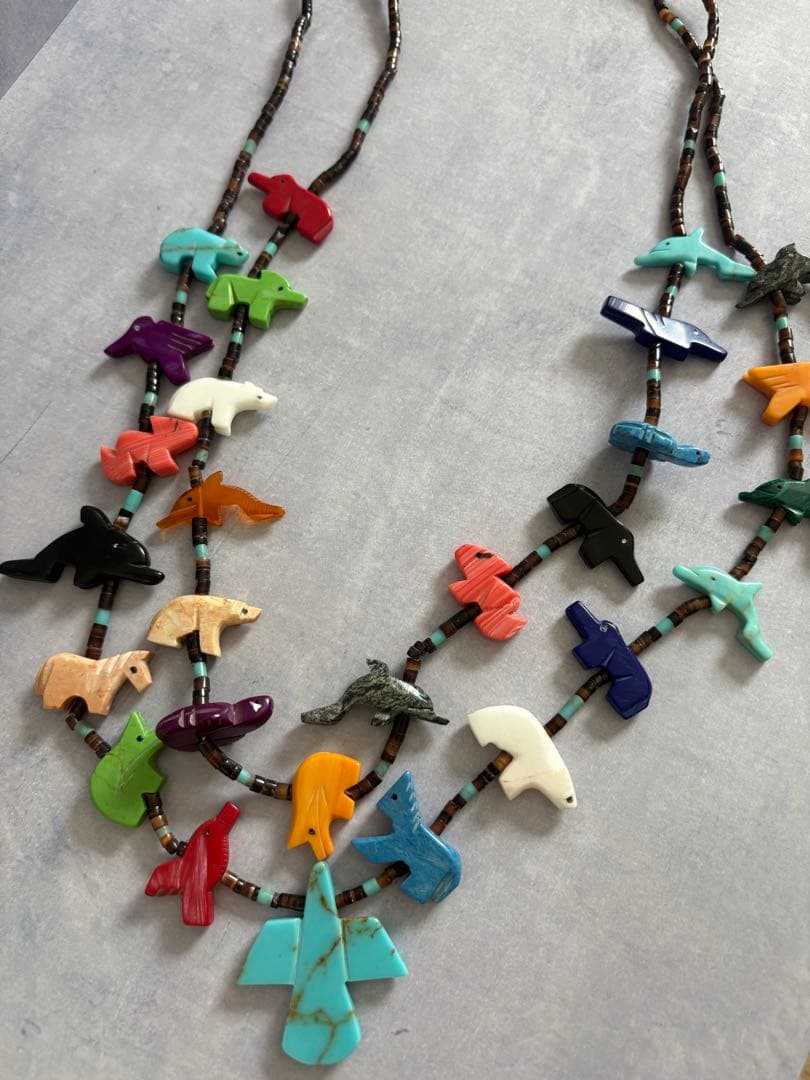 サンダーバード　2連　フェティッシュネックレス