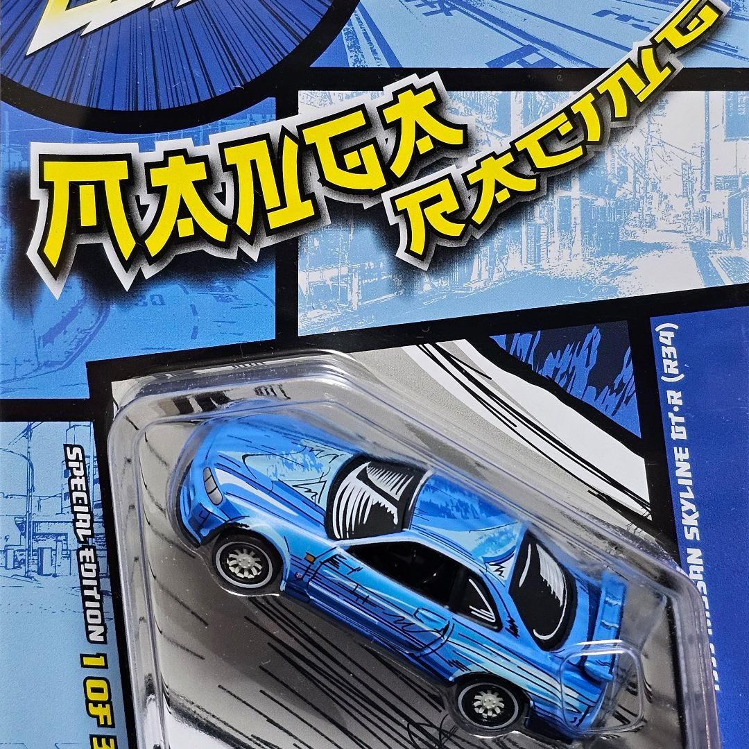 ジョニーライトニング　マンガレーシング　日産　スカイライン R34 GT-R