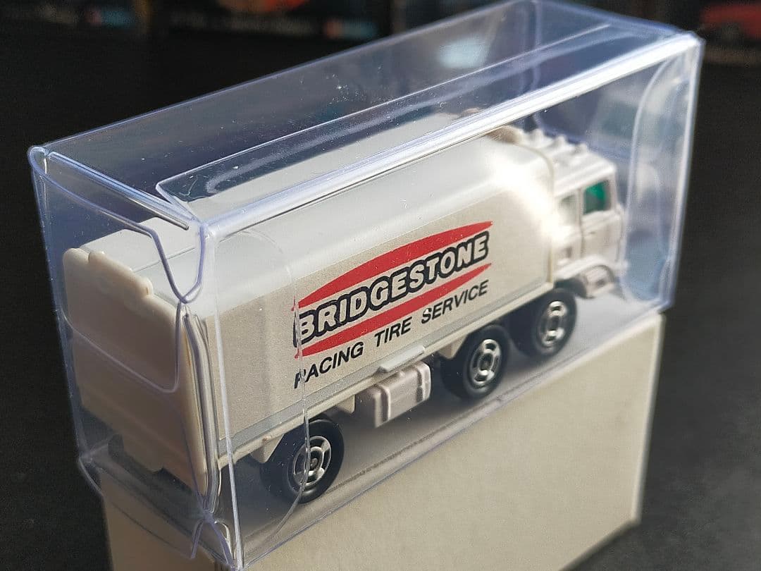 レース 関係者 配布品 黒箱 トミカ ふそうウィングルーフ 日本製 ブリヂストン