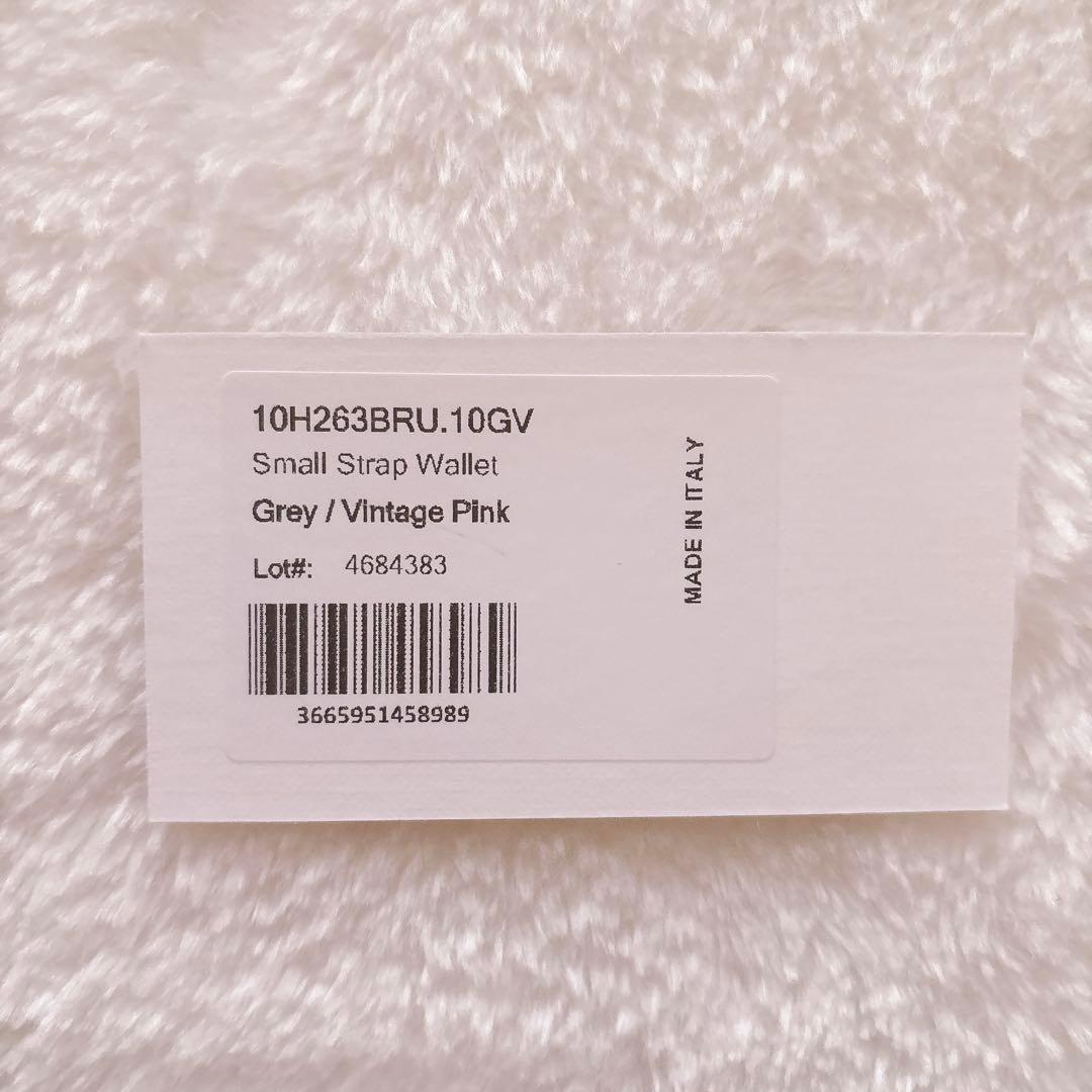 CELINE グレー/ピンク 二つ折り財布