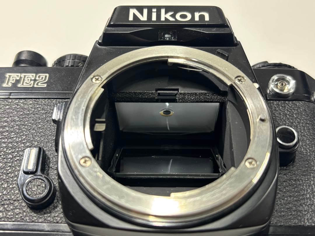 【モルト交換済】Nikon FE2 ブラック フィルム一眼レフカメラ