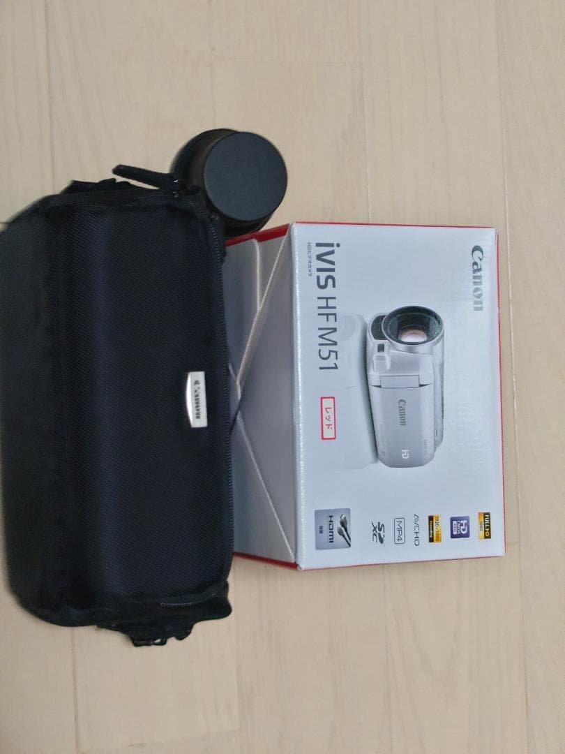 Canon デジタルビデオカメラ iVIS HF M51 レッド