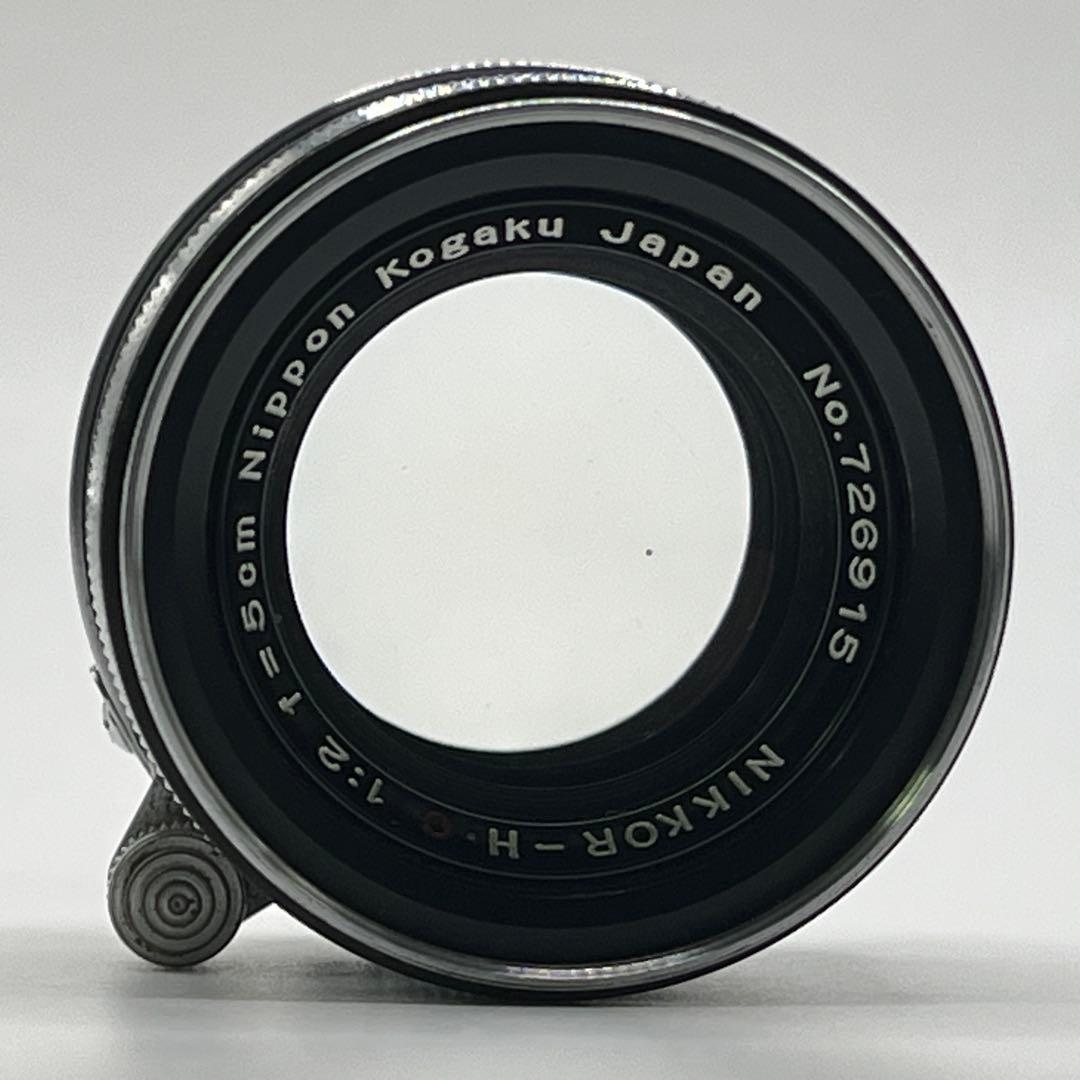 NIKKOR-H・C 5cm f2 後期 黒帯 ニッコール 50mm Lマウント