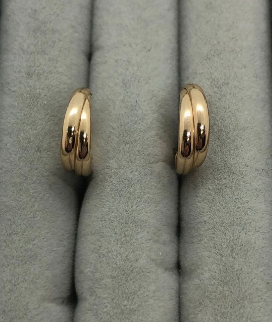 K18 K10 フープピアス