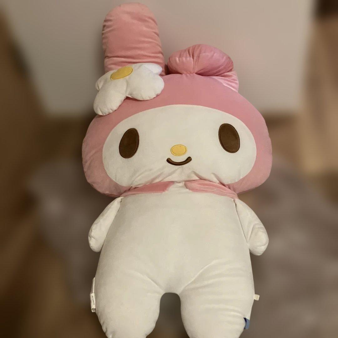 クリーニング済み　マイメロディ 抱き枕 110センチ