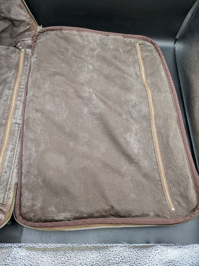 HERMES エールライン キャリーケース スーツケース ブラウン