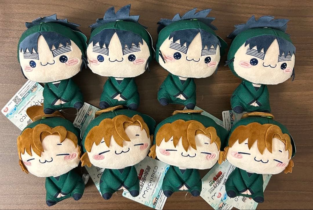 忍たま乱太郎 もちぴこ ぬいぐるみ 善法寺伊作 七松小平太 8個セット