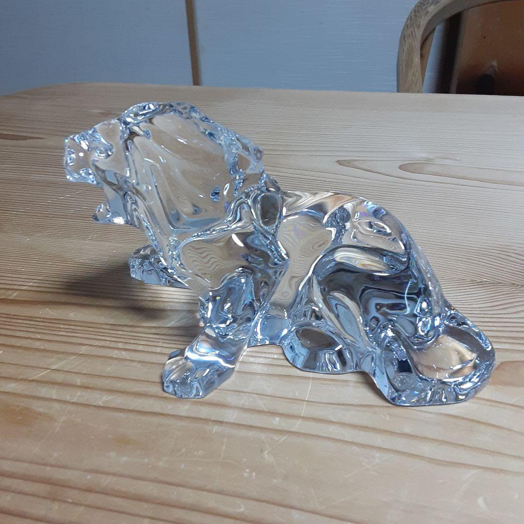 BACCARAT バカラ ライオン 置物
