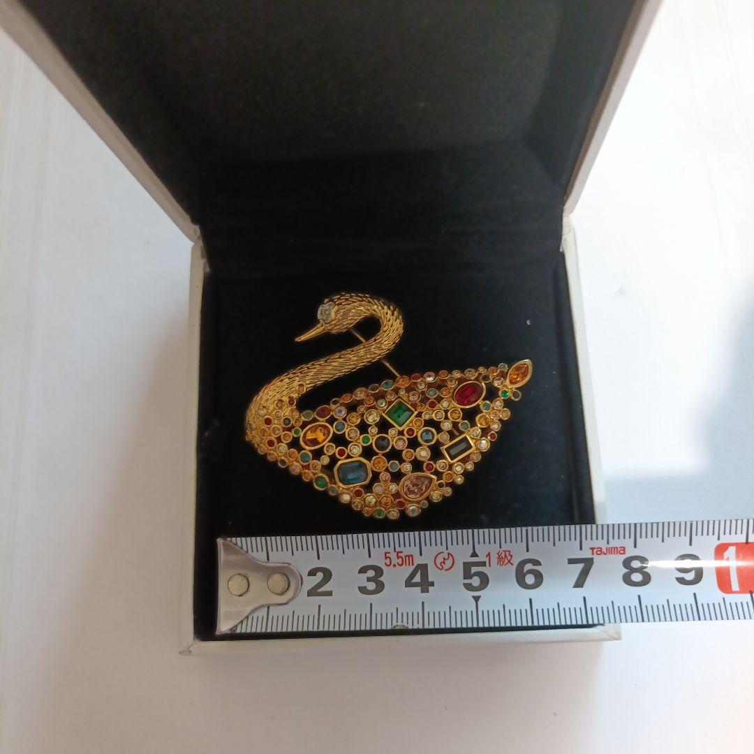 スワロフスキー SCS会員限定品 100周年 スワン ブローチ