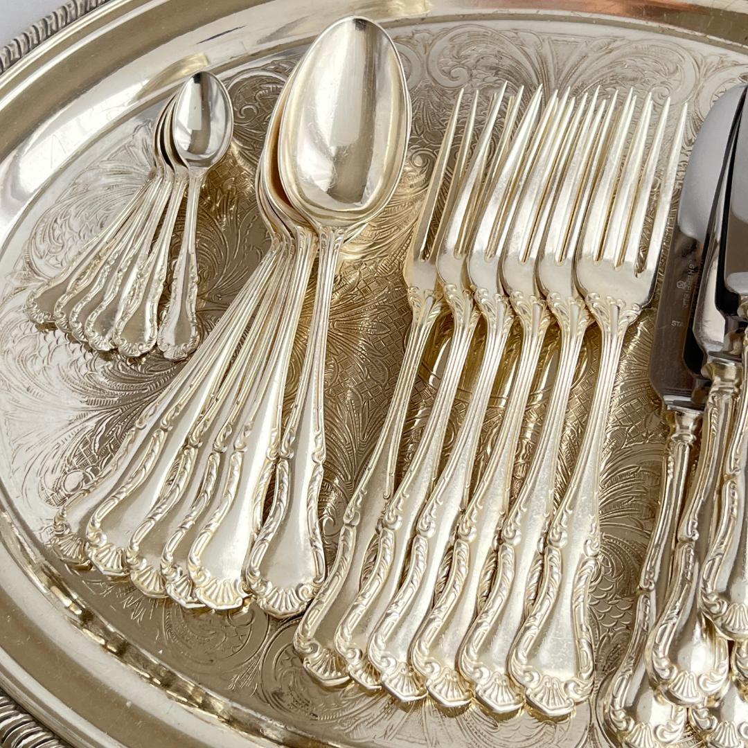 【Mappin&Webb】 マッピンアンドウェッブ デザートセット 6名用24本