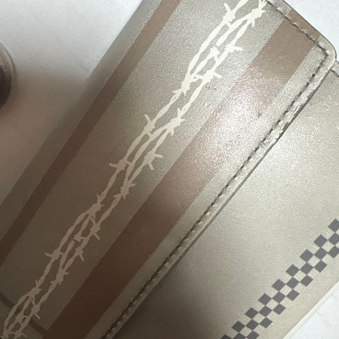 UNDERCOVER ワイヤー柄 ウォレット 三つ折り財布