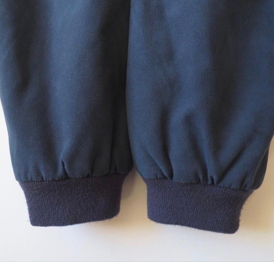 さ*つ様 エルエルビーン　スイングトップ　スエード　ネイビー　裏地チェック　美品