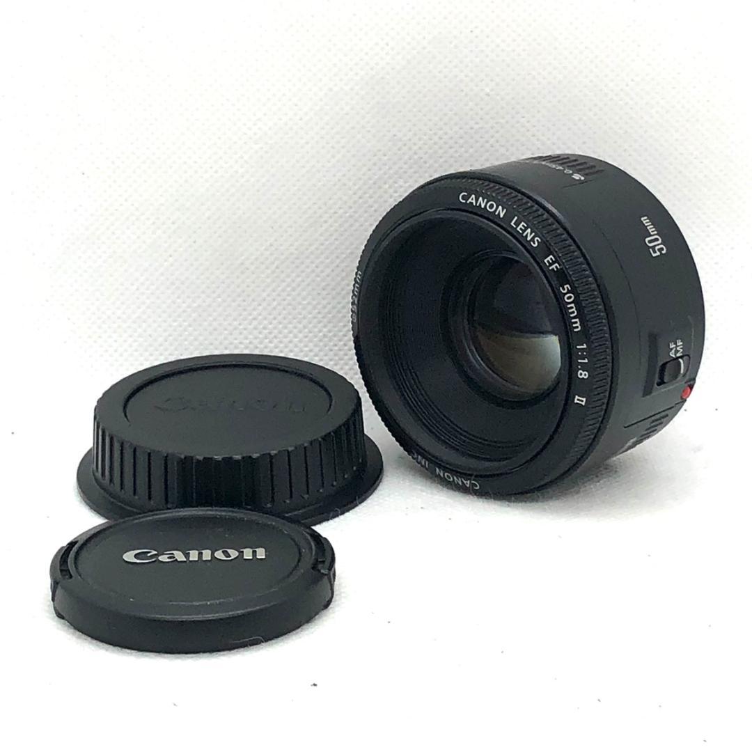 【C7161】Canon LENS EF 50mm 1:1.8 Ⅱ 単焦点レンズ