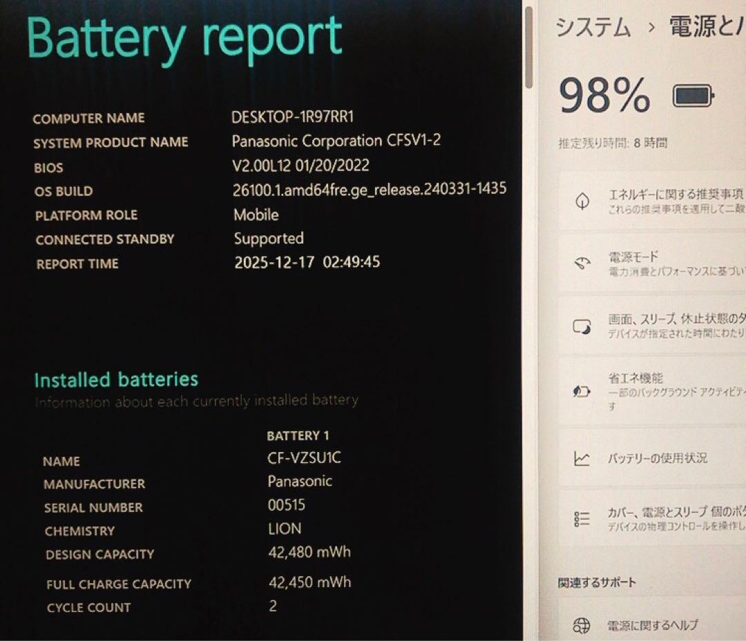 美品！超高性能【第11世代 i5 &16GB 】レッツノートSV1！2022年型