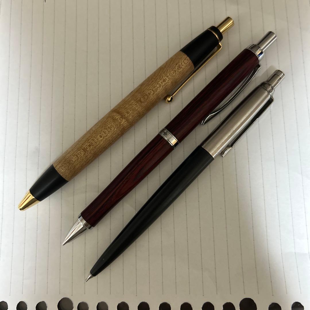 野原工芸　楓　スタンダードボールペン　玉クリップ　ゴールド