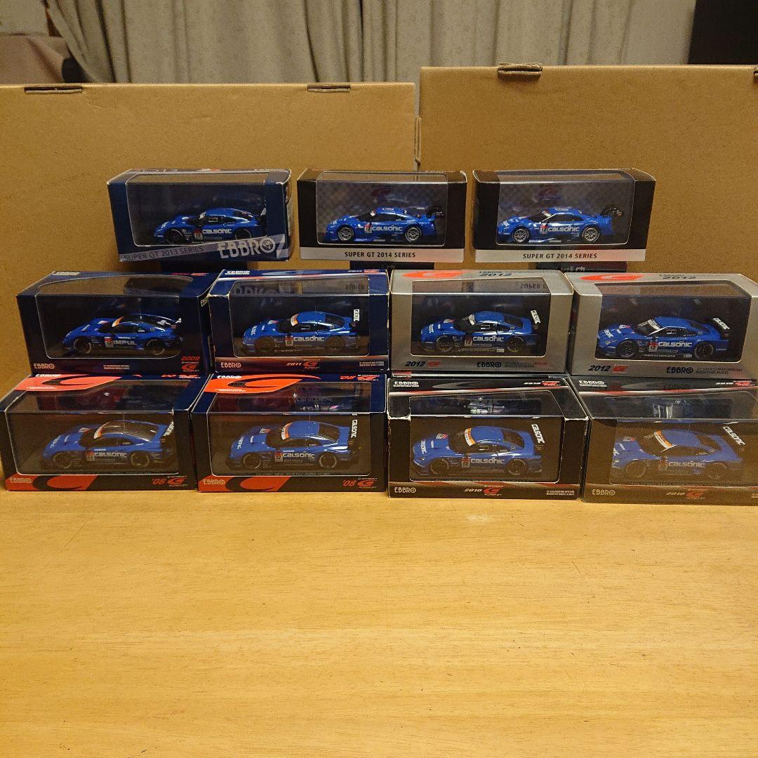 エブロ 1/43 カルソニック GT-R 11台セット 2008～2014