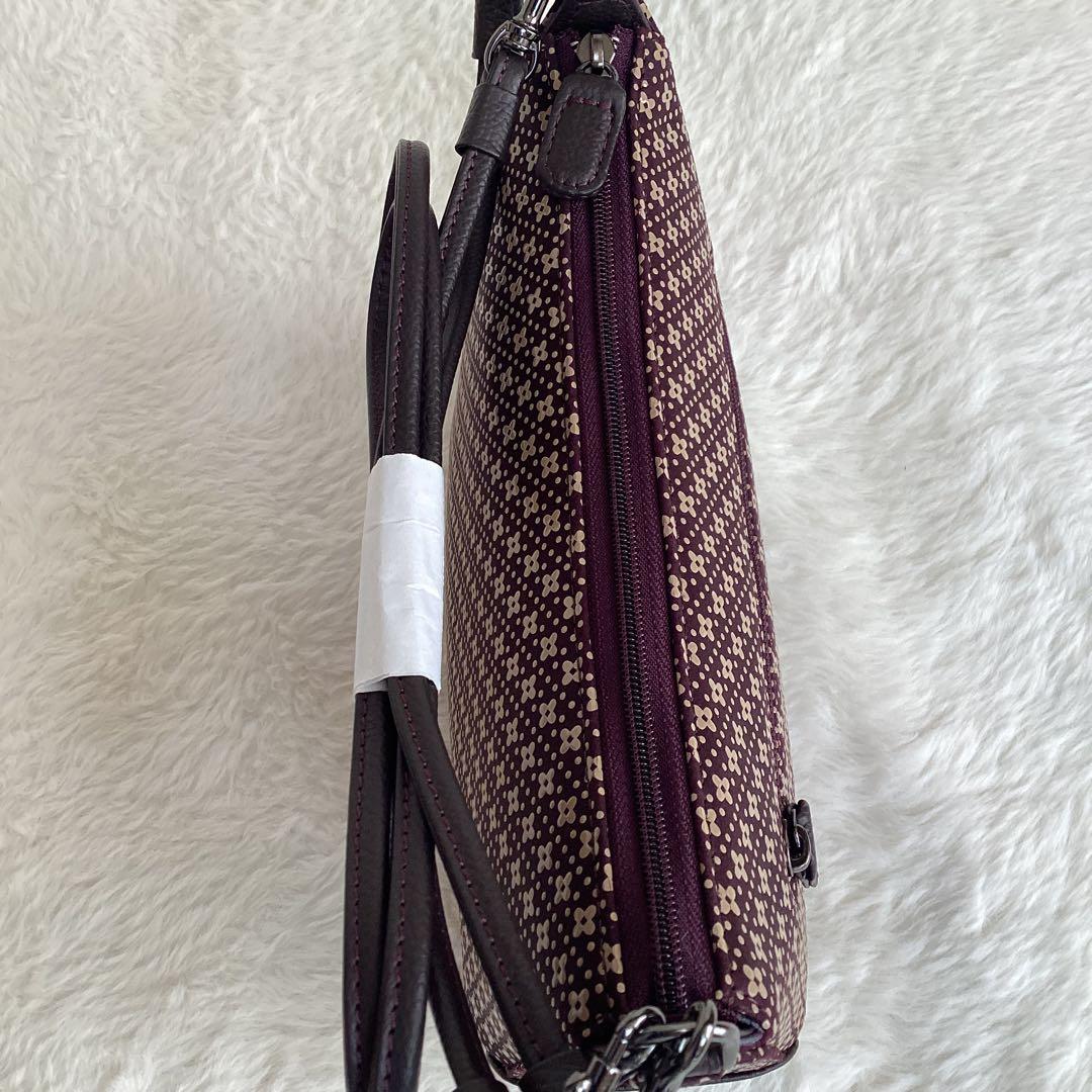 未使用 印傳屋 INDEN-YA 5ポシェット ショルダーバッグ ハンドバック