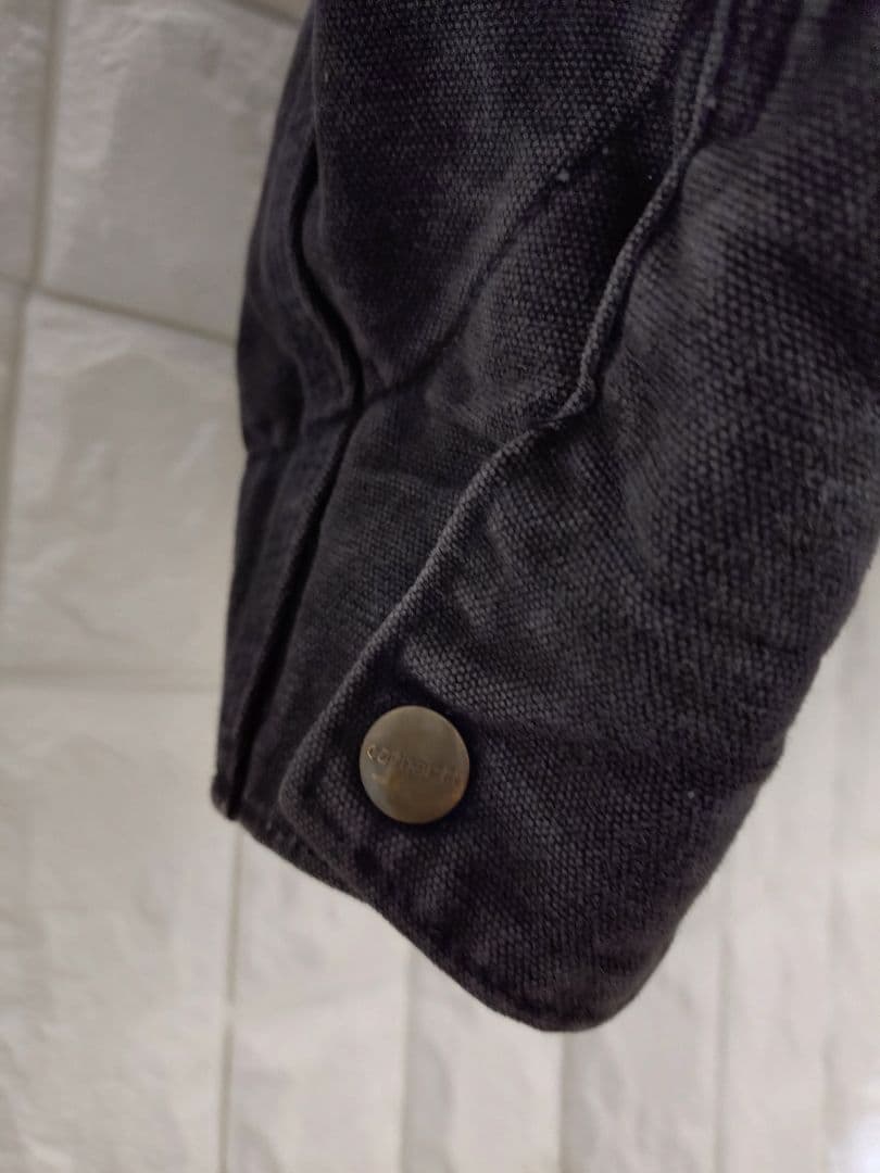 激レア80sUSA製カーハートデトロイトジャケット黒MジョニーデップJ430NX