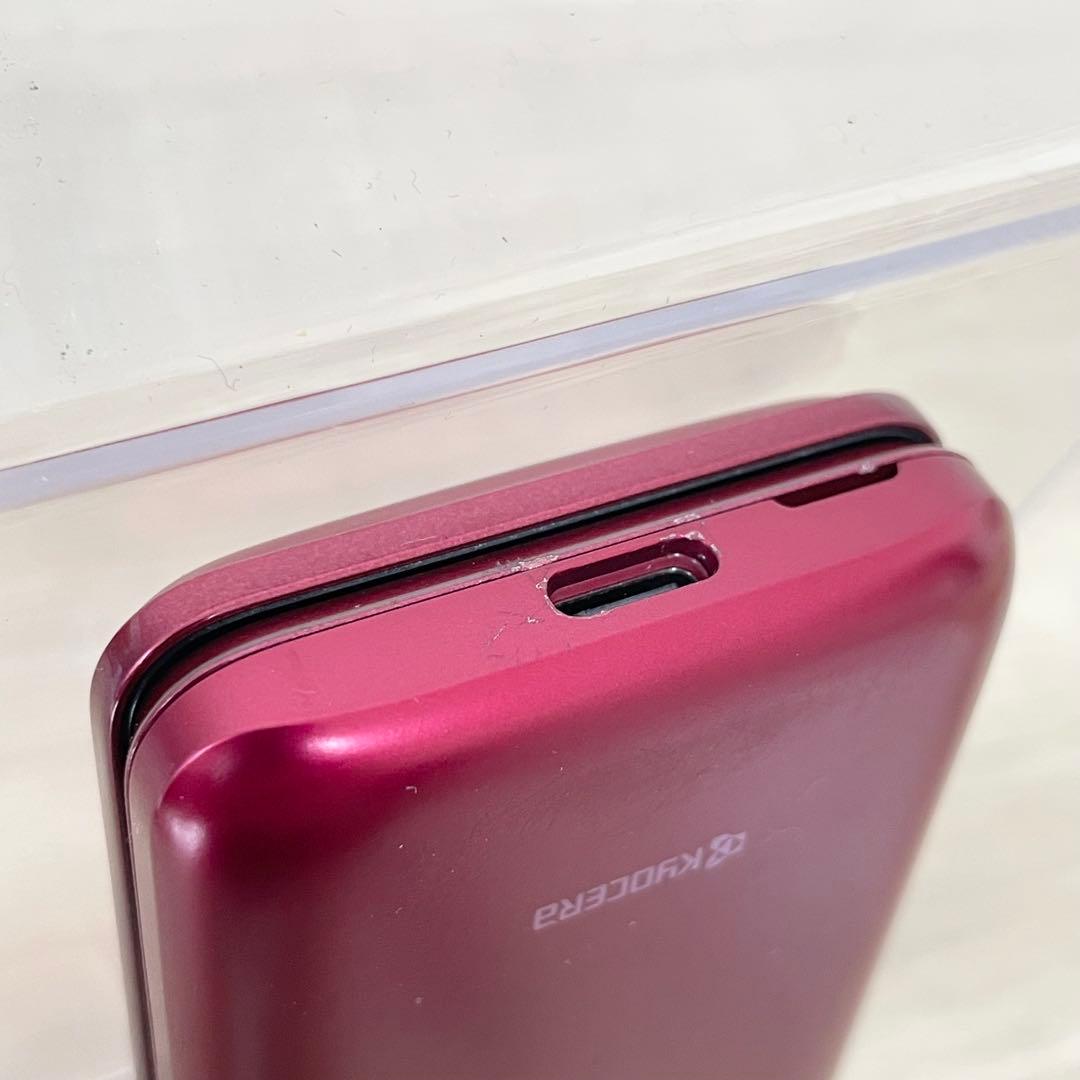 ★良品★ au かんたんケータイKYF43 SIMフリー　京セラ