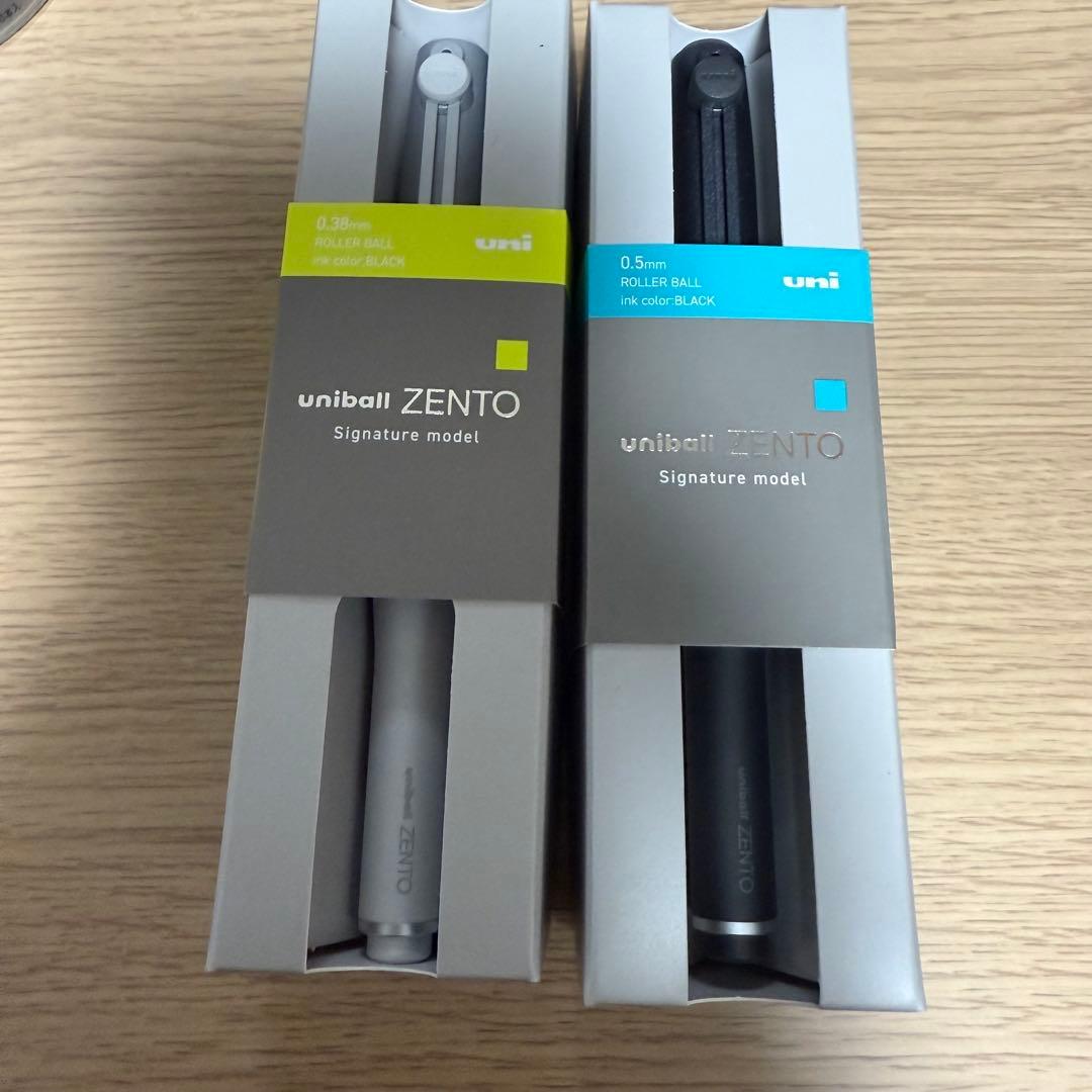 uniball ZENTO ユニボールゼント シグニチャーモデル 黒　2本セット