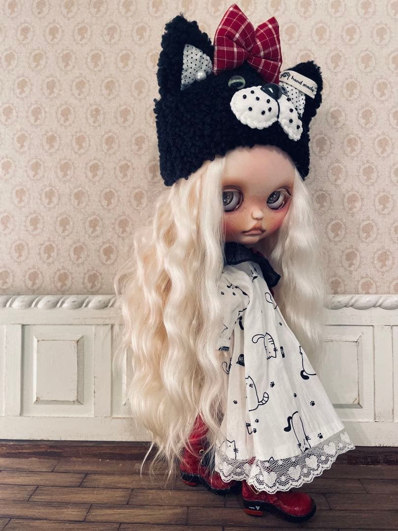 カスタム アイシードール 頭皮付きモヘア アウトフィット付属