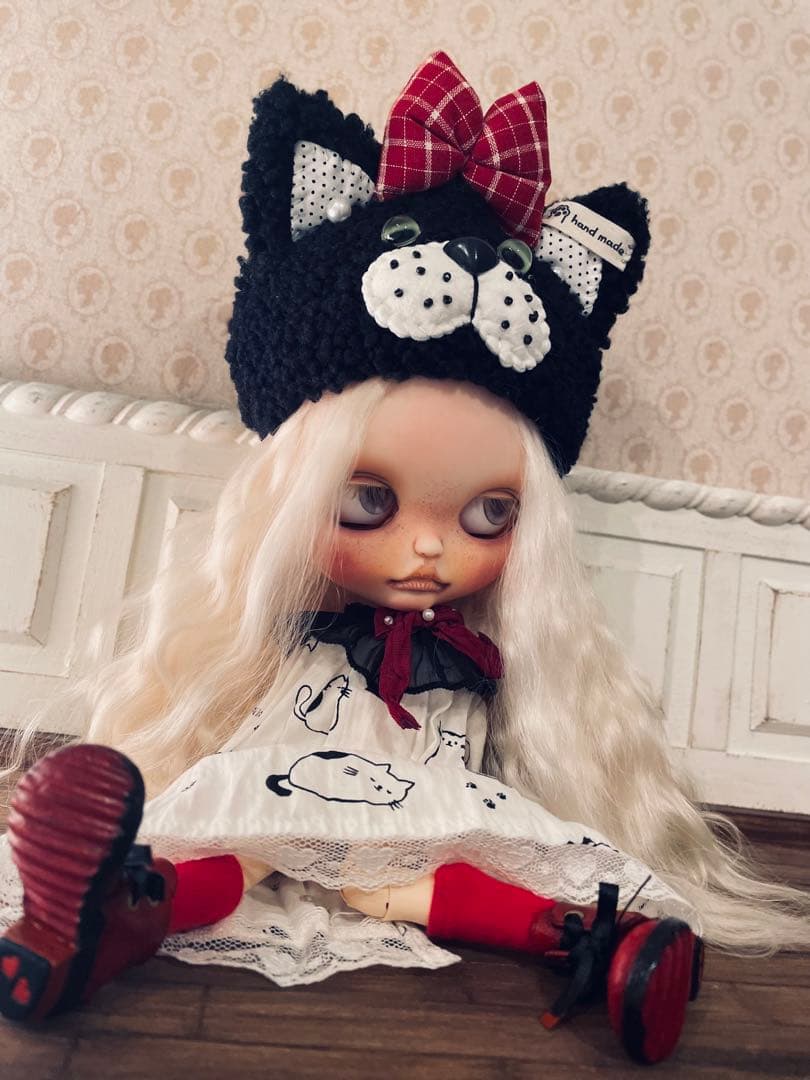 カスタム アイシードール 頭皮付きモヘア アウトフィット付属