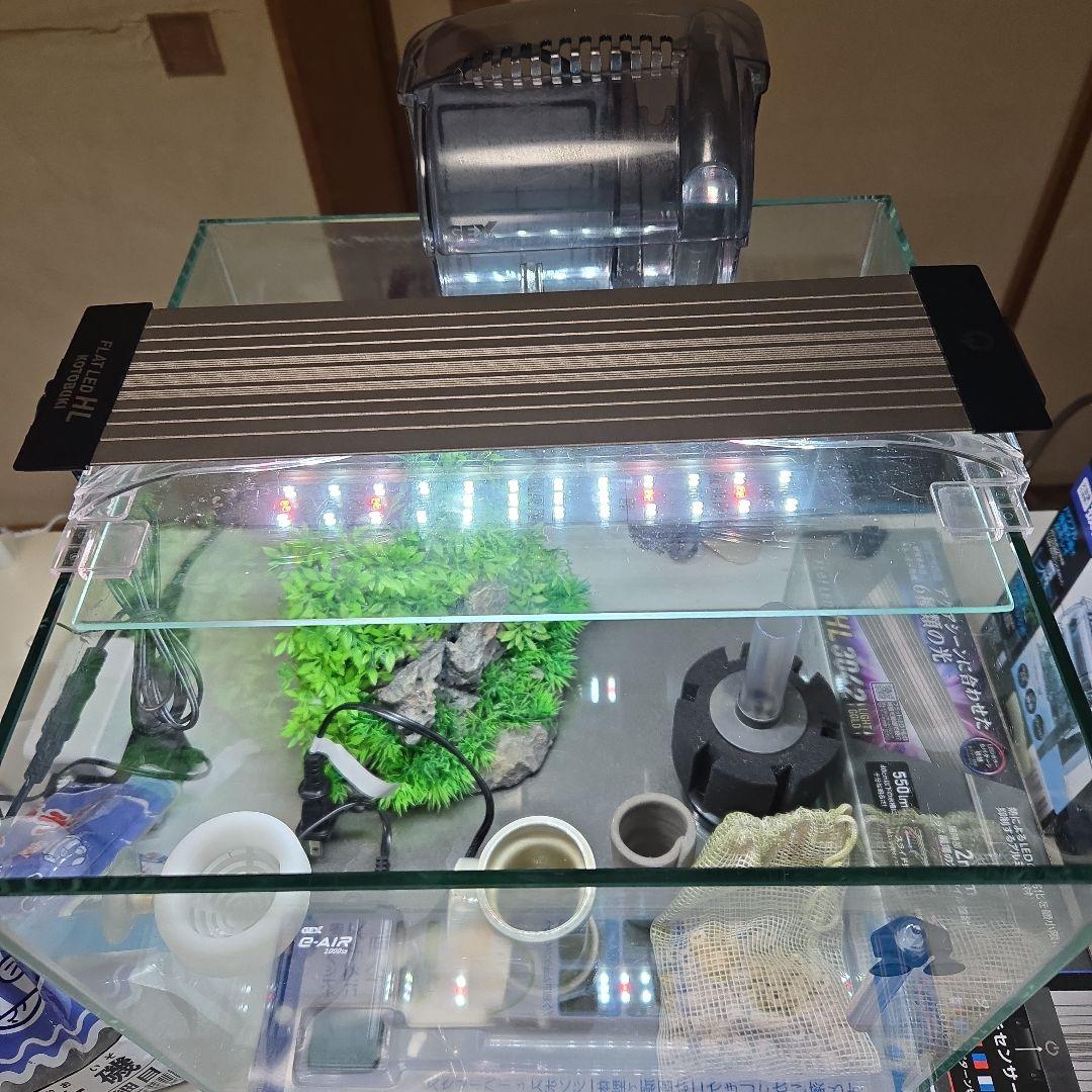 水槽セット　LED照明付