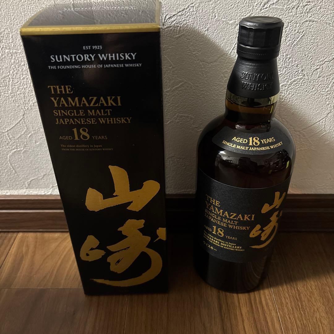 山崎 18年 シングルモルトウイスキー 700ml 正規品