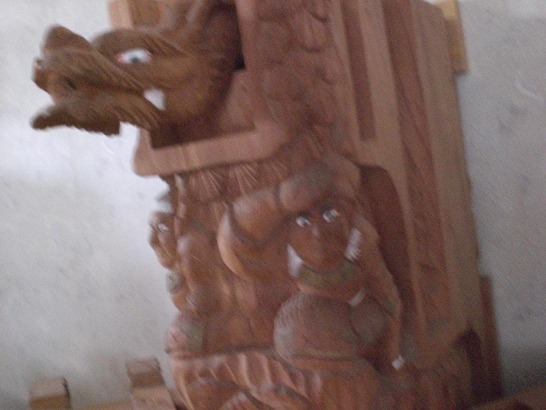 【超値下げ】だんじり　彫り物　本物　小松良と龍