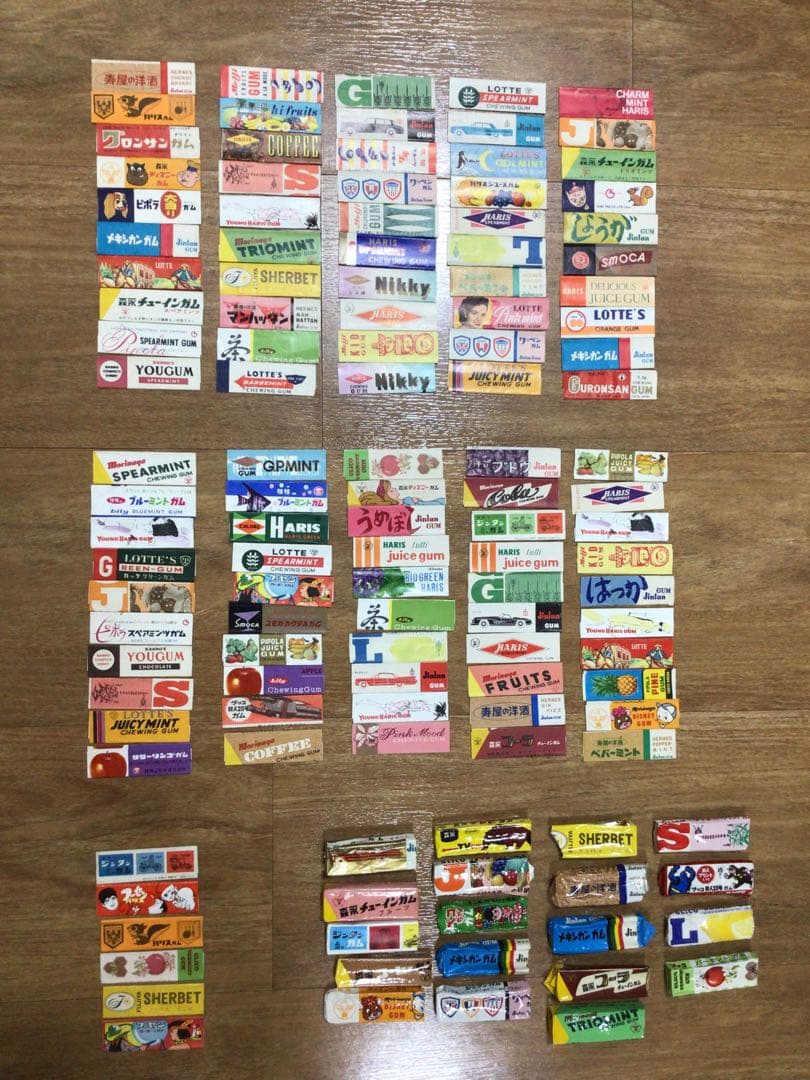 【激レア】昭和　レトロ　ガム　包み紙　100枚　セット　バラ売り不可
