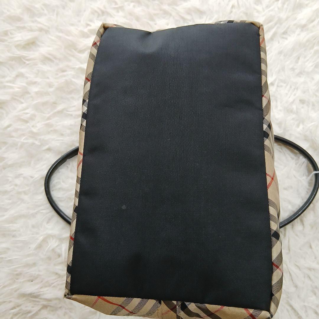 【BURBERRY BLUE LABEL】大容量ノバチェックハンドバッグ