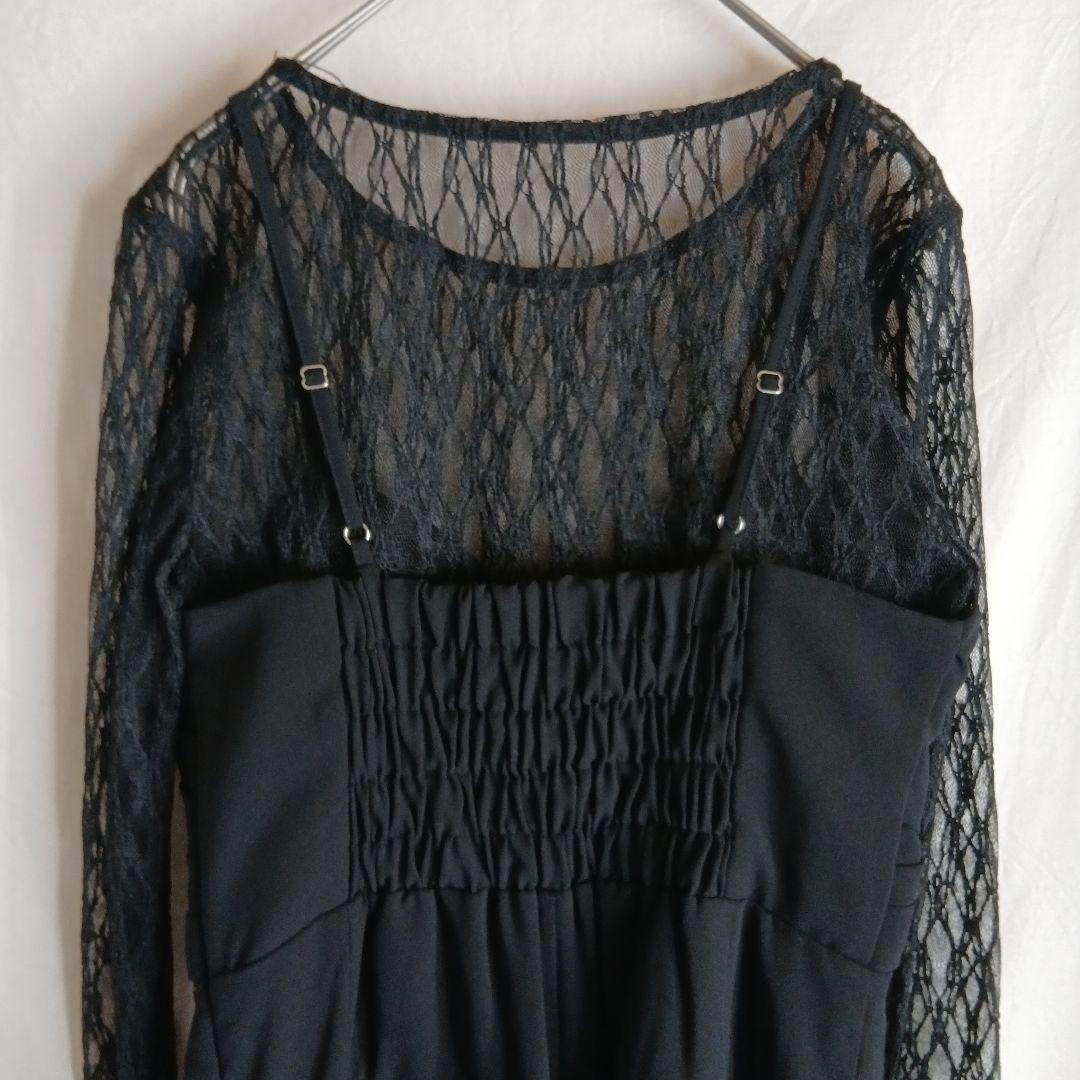 【極美品】 ANDRESD クロスオールインワンドレス オケージョン