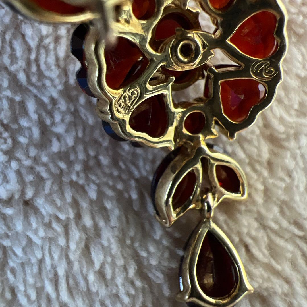 R*a様 碌山 Rokuzan ガーネット 925 ブローチ ペンダントトップ