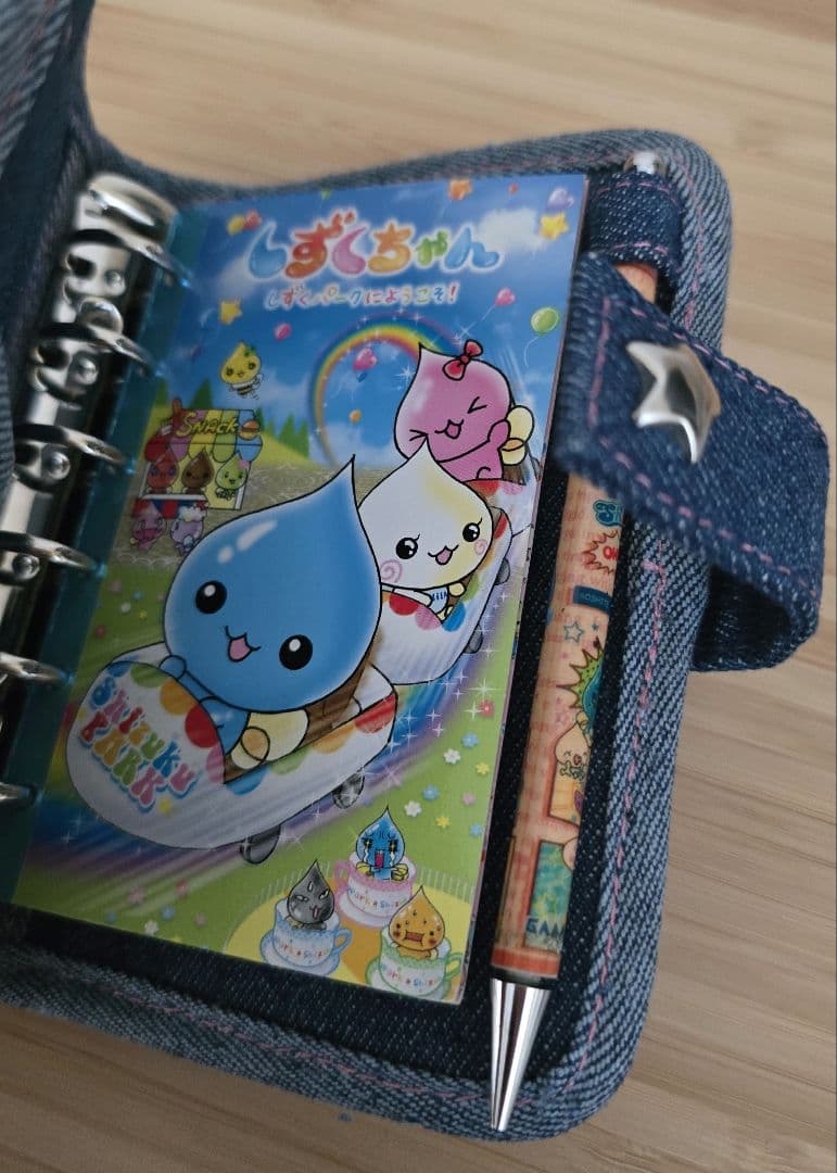 平成レトロ 当時物 しずくちゃん シールバインダー＆シールブック2冊＆シャーペン