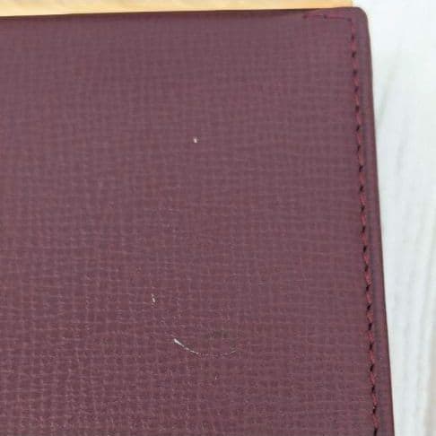 希少】美品 Cartier マストライン 三つ折り財布 がま口 ボルドー 付属品