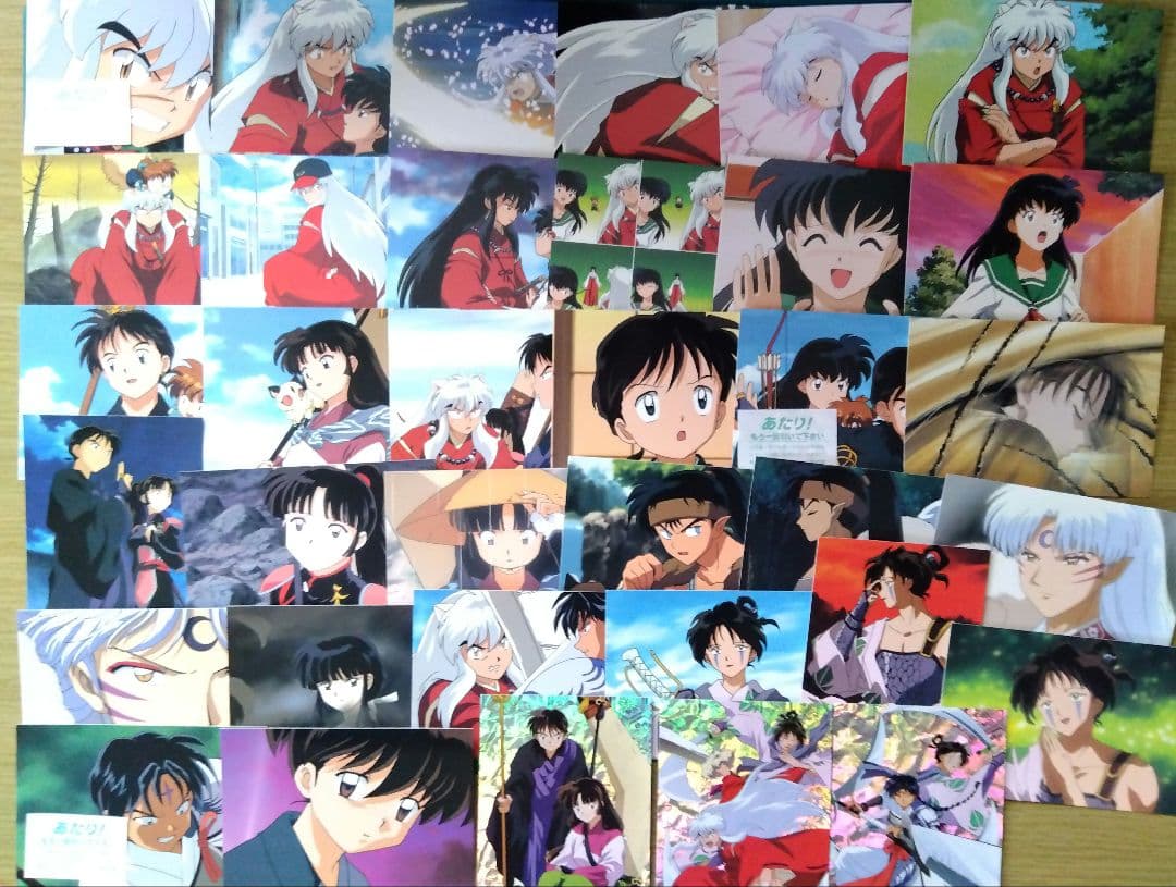 犬夜叉 ブロマイドⅣ 連続当 30付＋3＋1　一束セット