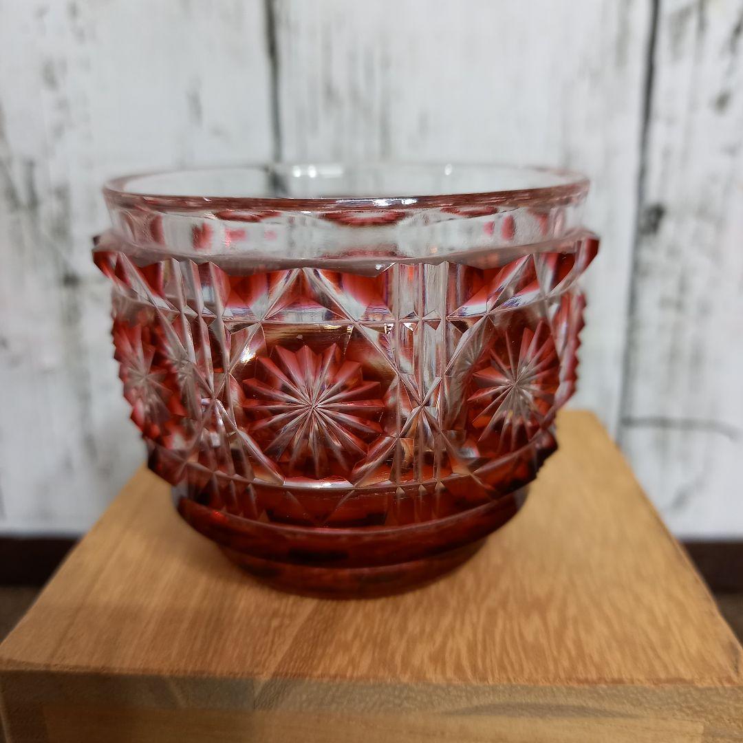 未使用品 復元 島津薩摩切子 切子猪口 尚古集成館　監修