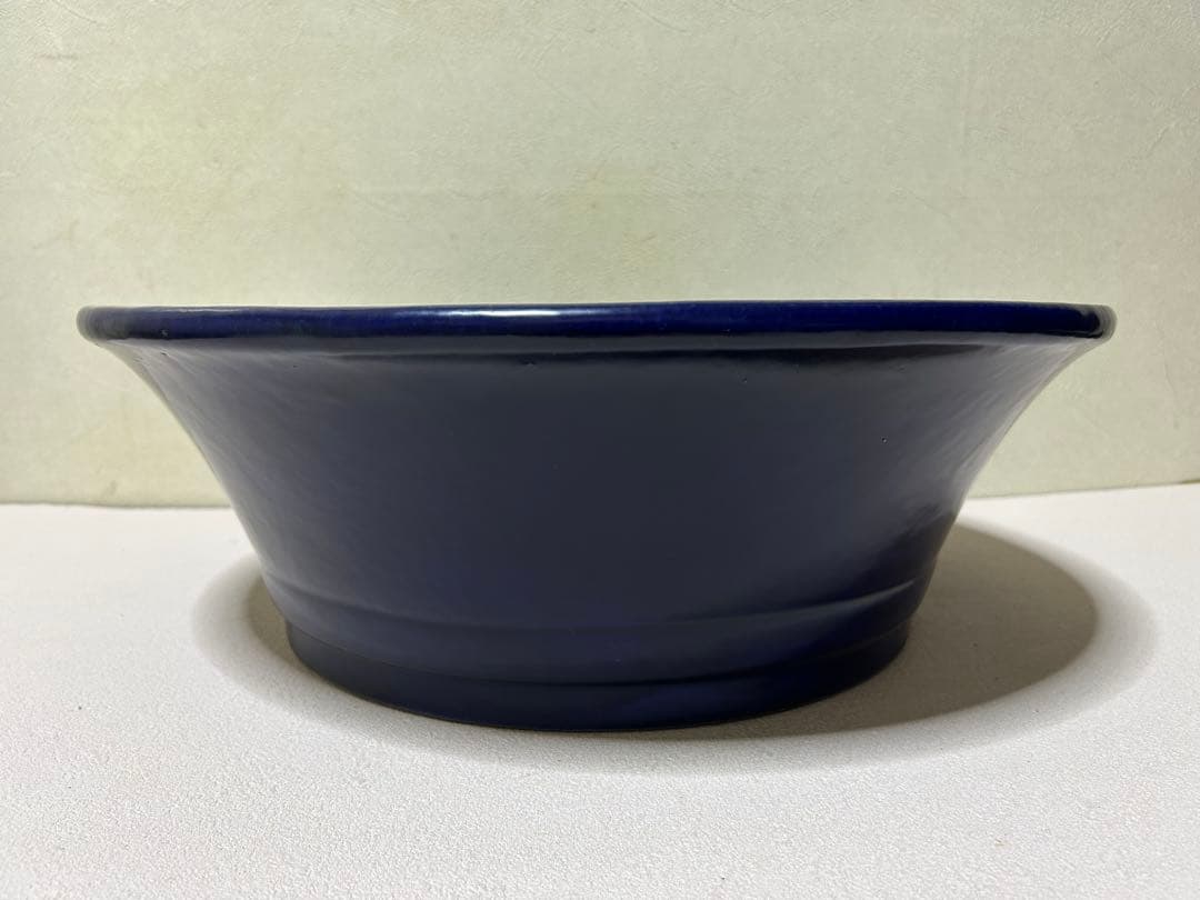 大型　松泉焼　山秋　盆栽鉢