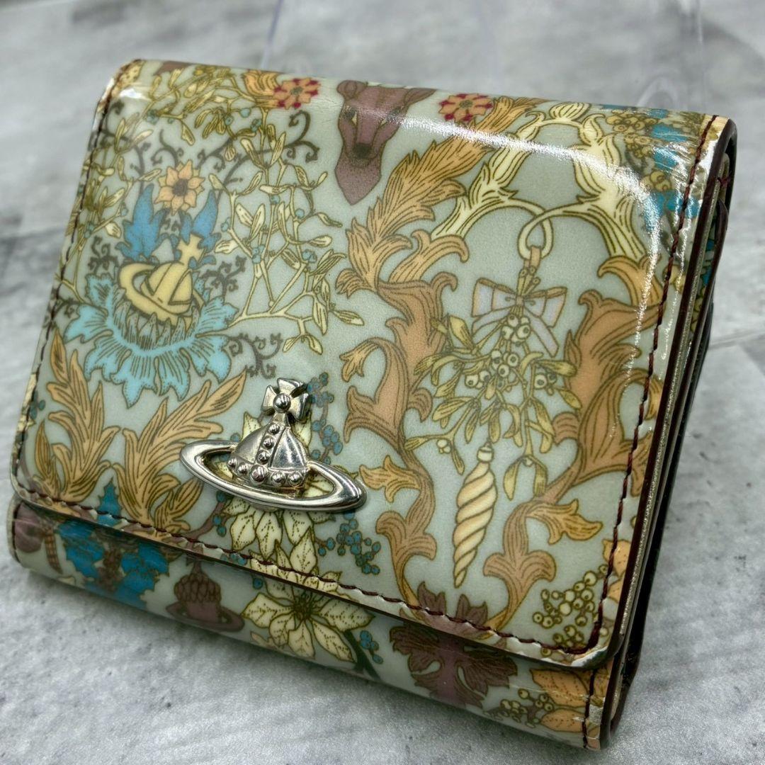 希少✨ ヴィヴィアン ウエストウッド ディアスポラ 折り財布 総柄 プリント