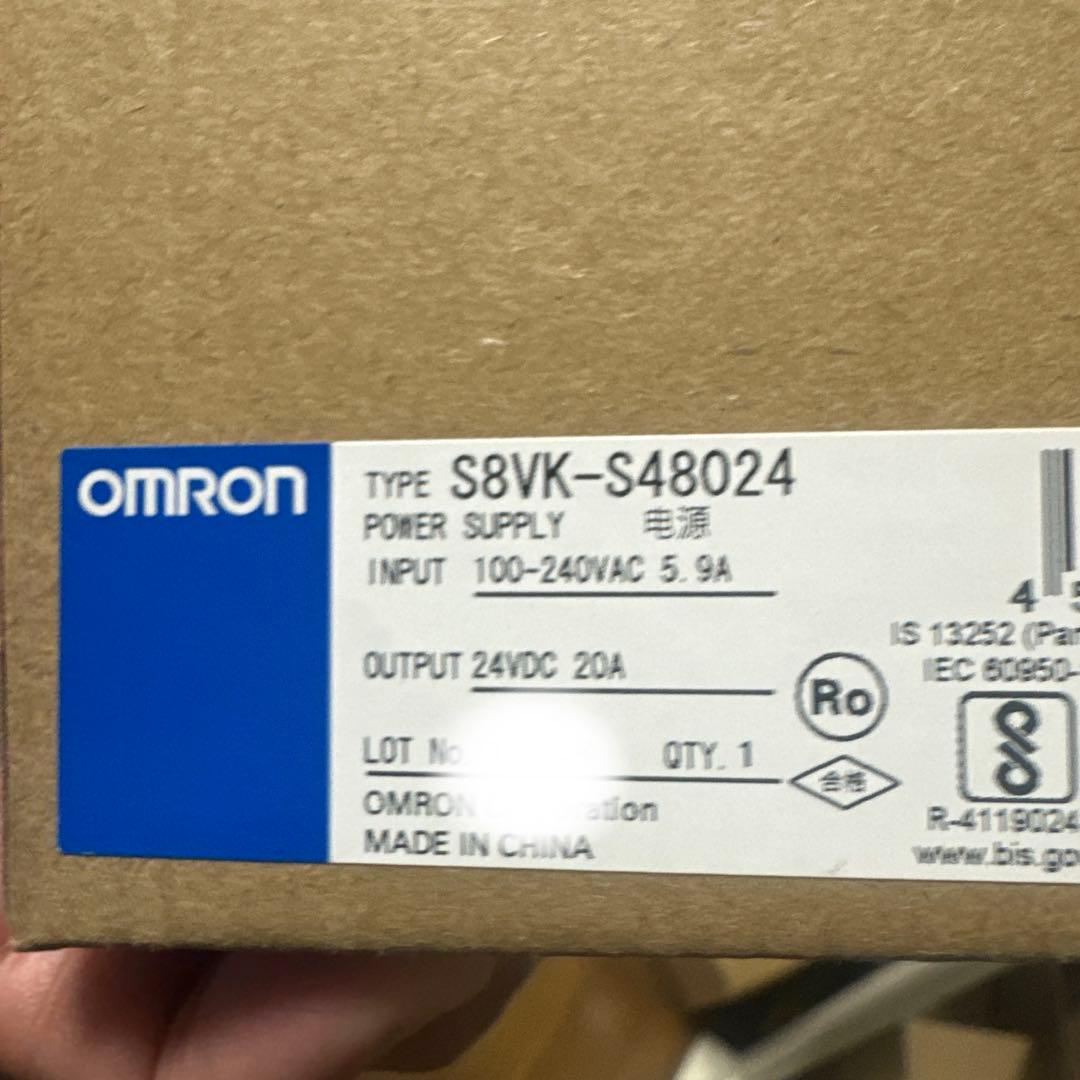 【新品未開封】OMRON S8VK-S48024 電源供給装置