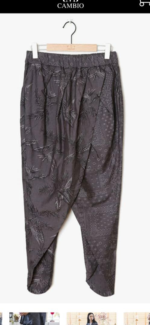 stof　ストフ　サルエルパンツ　ベッドサイドドラマ