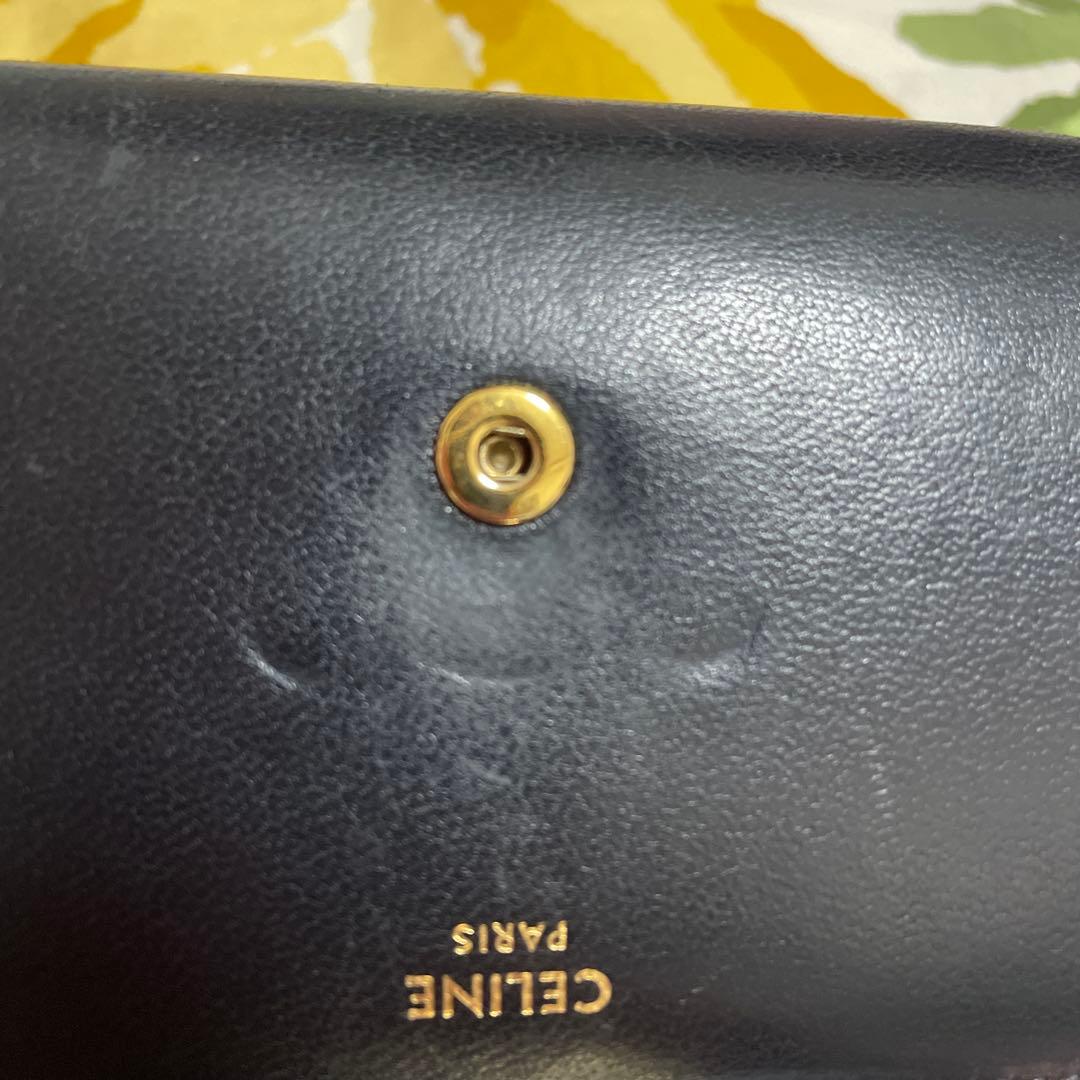 セリーヌ CELINE スモール フラップウォレット トリオンフ 二つ折り財布