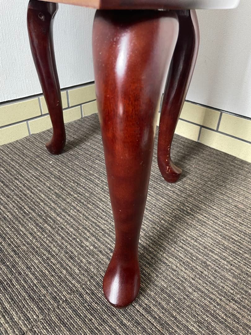 アンティーク ジュエリーチェスト 4段 猫脚 半円