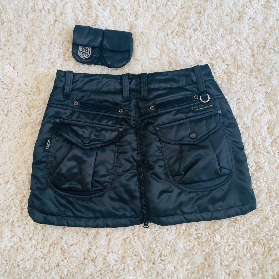 パーリゲイツ［PEARLY GATES］ブラック スカート 冬物